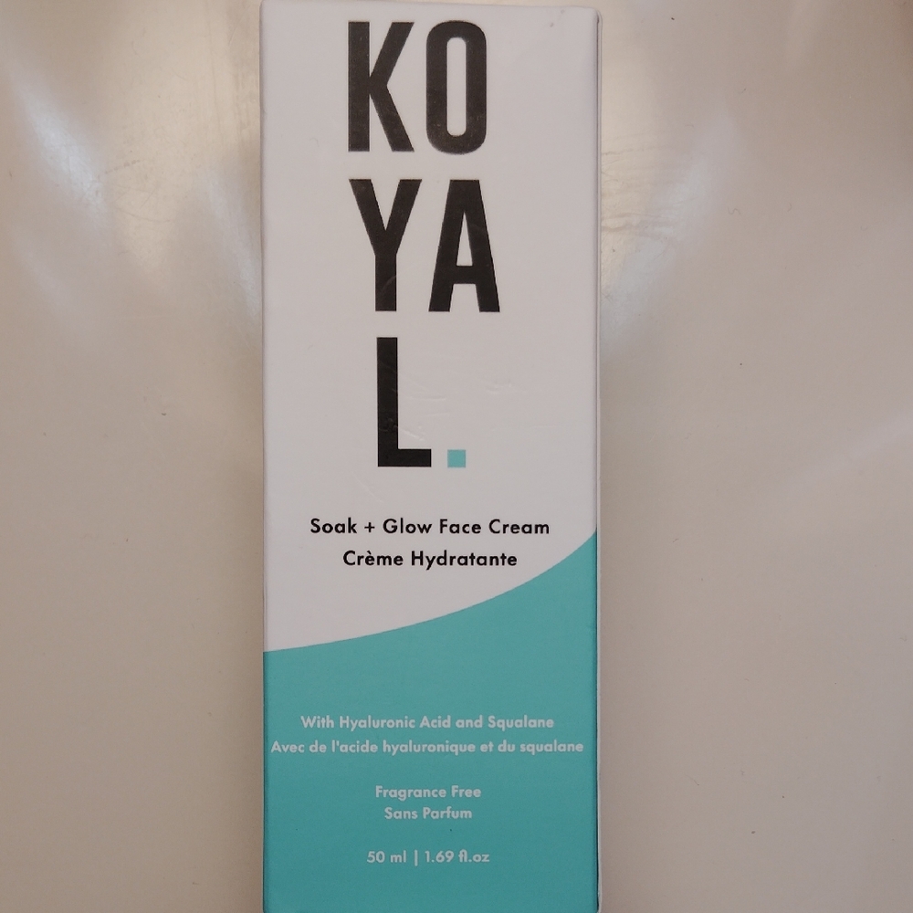 Soak + Glow Face Cream - White and Teal